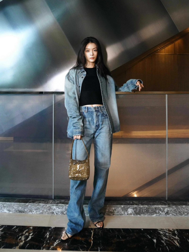 YSL Saint Laurent Denim Shirt Jacket  – Unisex Classic