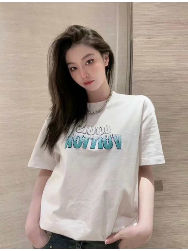 Louis Vuitton LV Gradient Beaded Logo T-Shirt Unisex