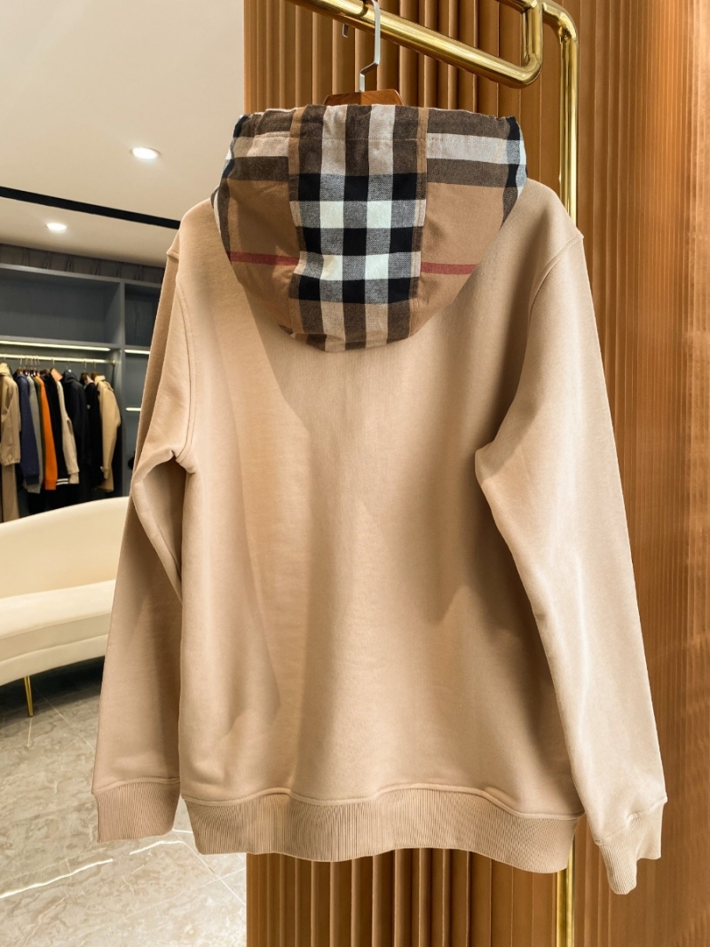 Burberry Unisex Cotton Blend Hoodie with Signature Check Pattern