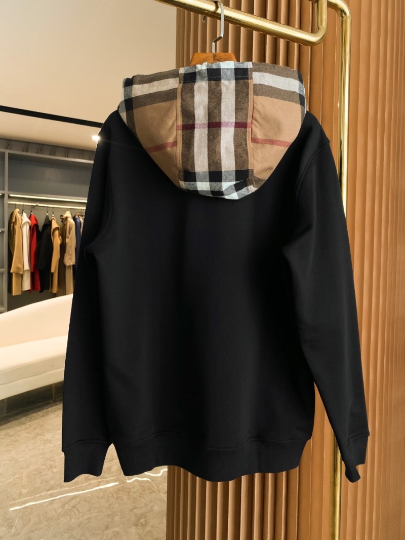 Burberry Unisex Black Snapshot-Colored Hoodie with Iconic Check Design