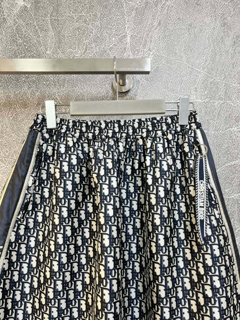 Dior Classic Oblique Print Midi Skirt