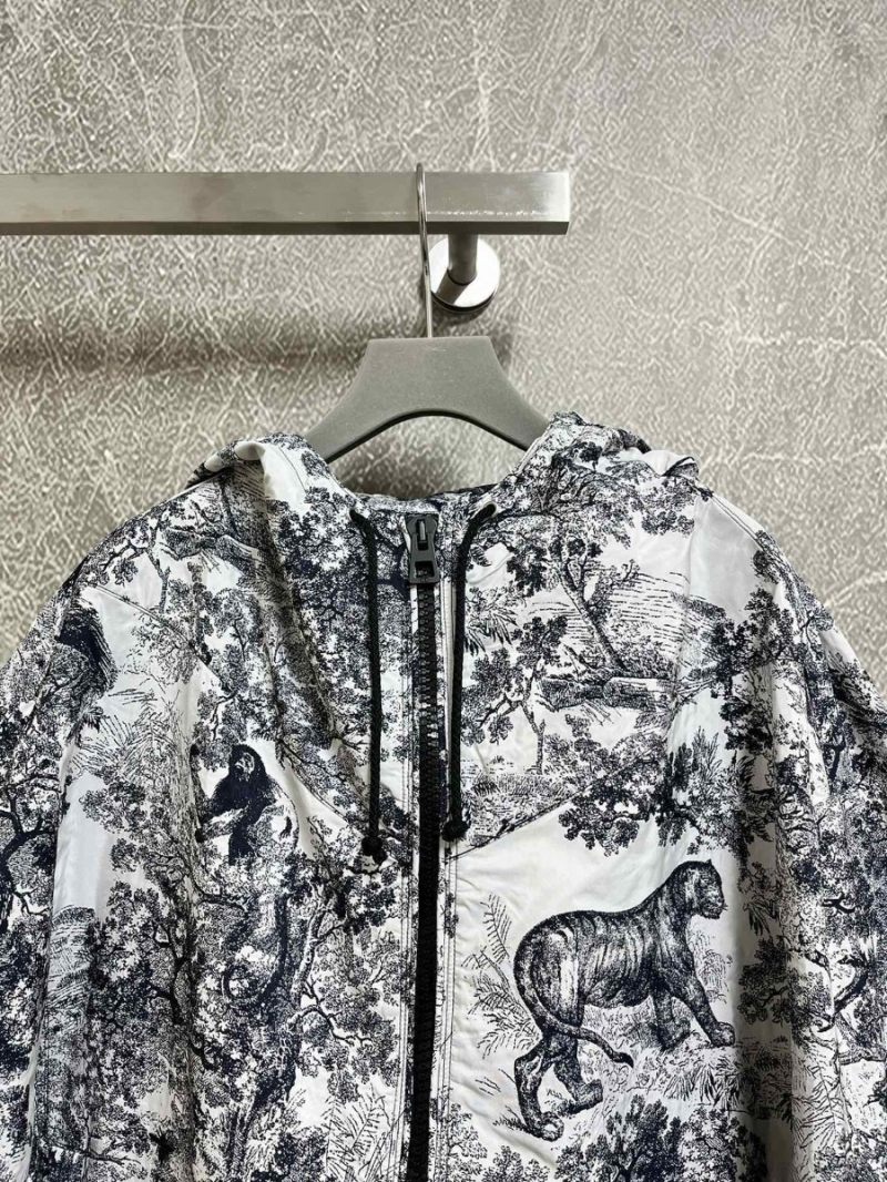 Dior Limited Edition Navy Animal Print Windbreaker