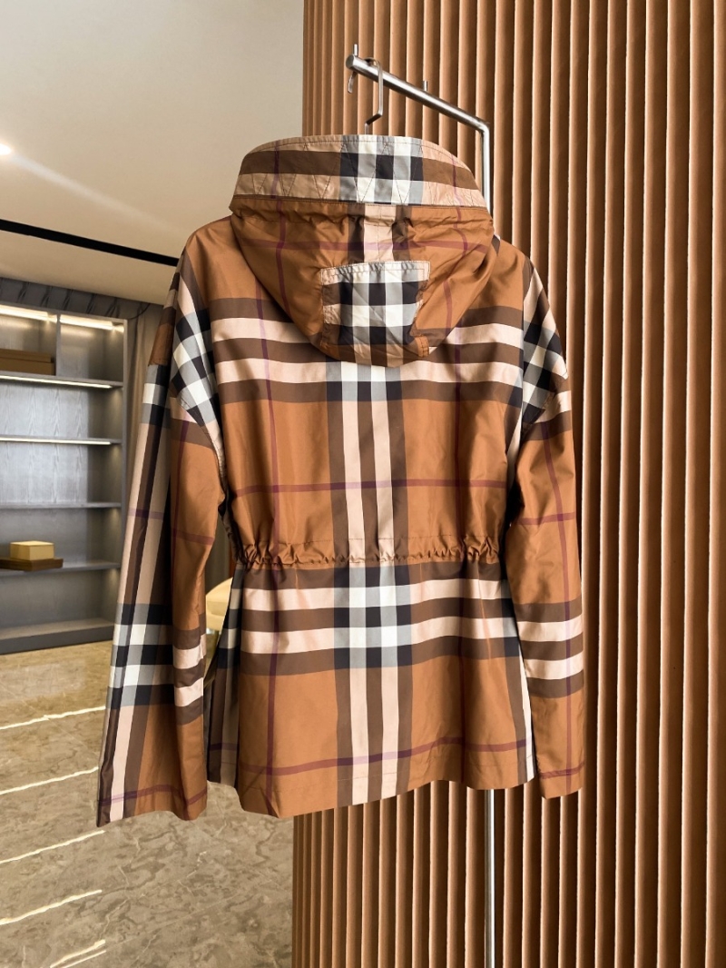 Burberry Unisex Plaid Hooded Jacket