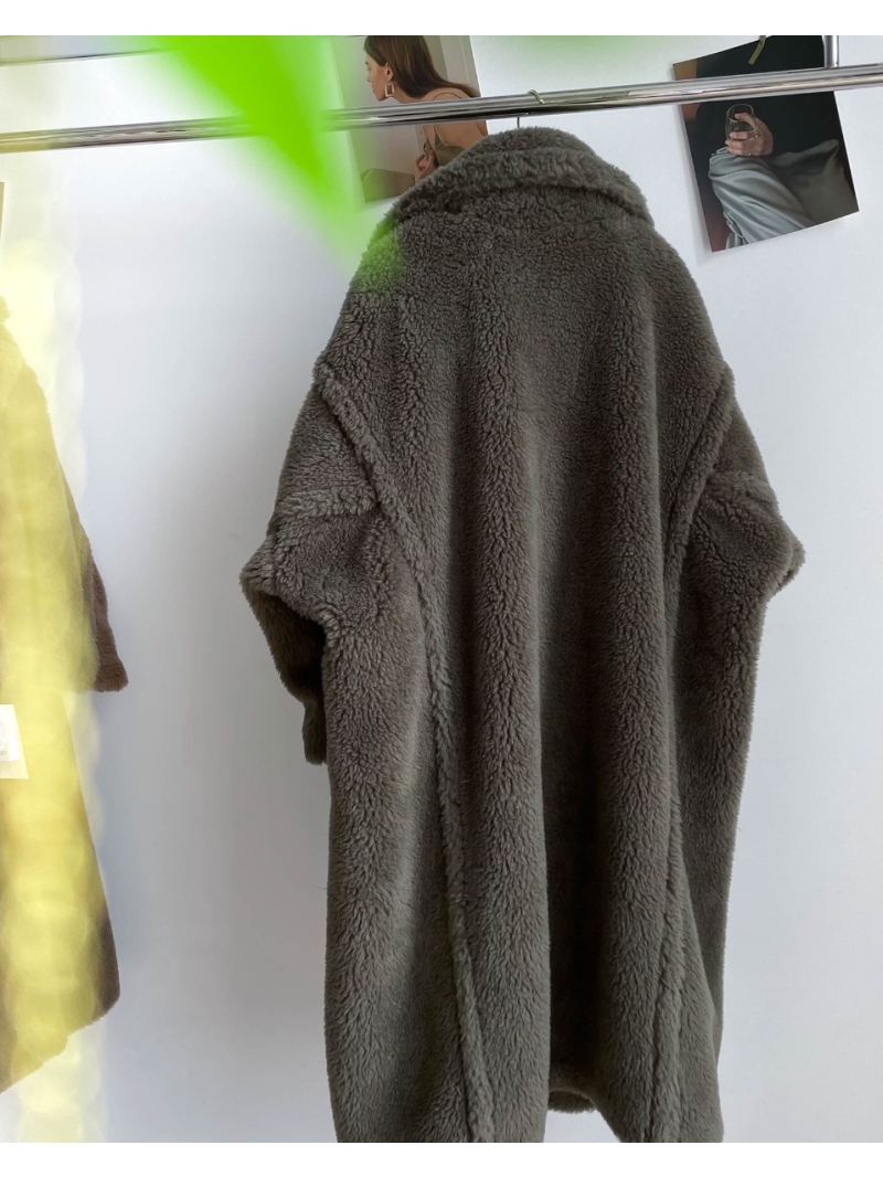 Maxmara Teddy Bear Icon Coat Olive green