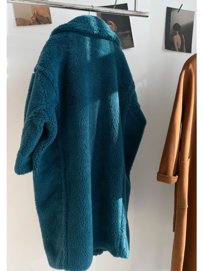 Maxmara Teddy Bear Icon Coat  Vert malachite