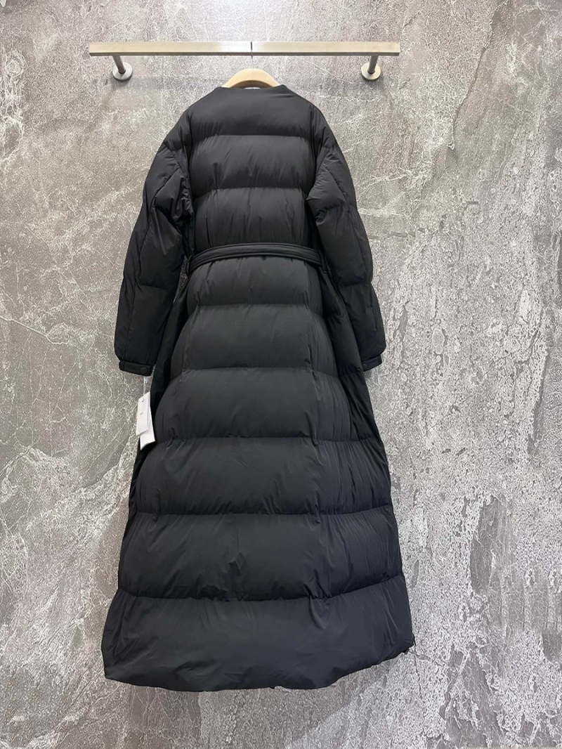 Dior Alps Long Quilted Jacket | Black Stitched Taffeta Technical Fabric