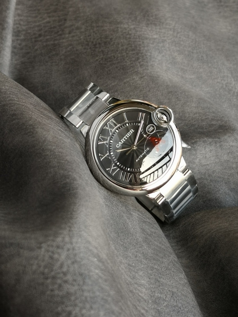 Ballon Bleu De Cartier Watch 42mm Mechanical Movement with Automatic Winding & Steel W69012Z4 Black