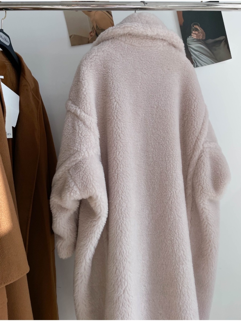 Maxmara Teddy Bear Icon Coat Vanilla