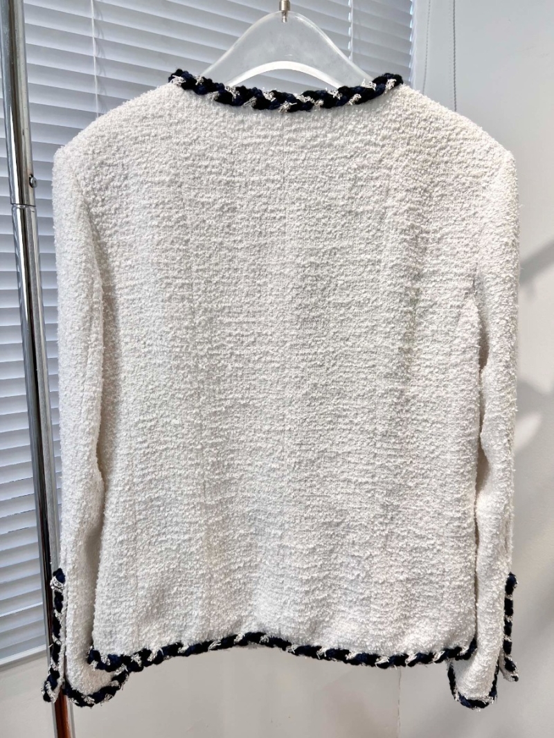 CHANEL Handcrafted Woven Jacket: True-to-Origin with ZP Custom Fabric