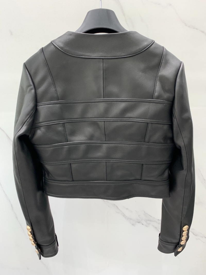 Balmain 2023 New Leather Jacket