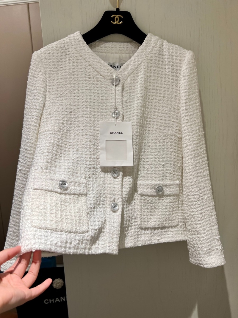 CHANEL White Jacket