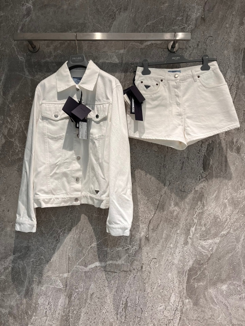 Prada White Denim Jacket
