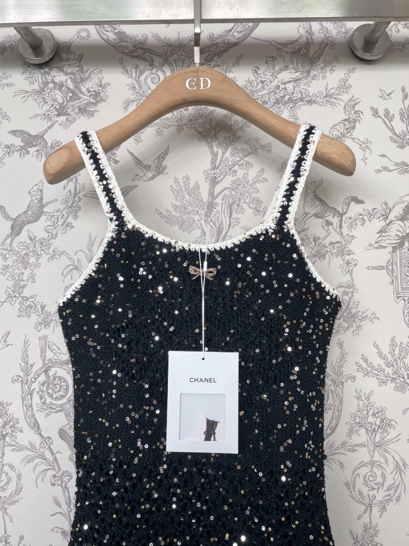 Chanel Sequined Knit Summer Dress