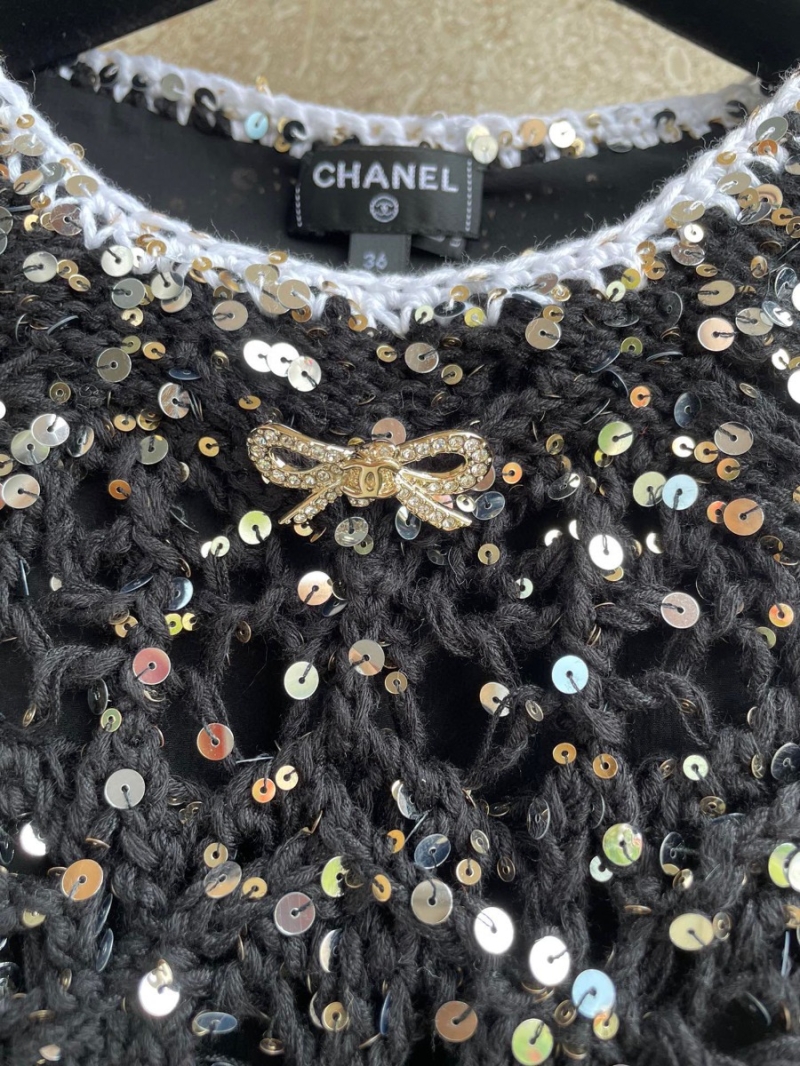 Chanel High-End Release: Glittered Sequin Top
