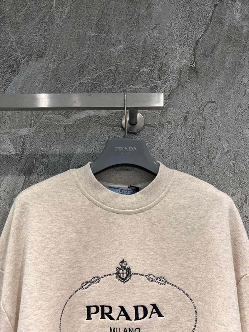 Prada Cropped High-Waisted Sweatshirt