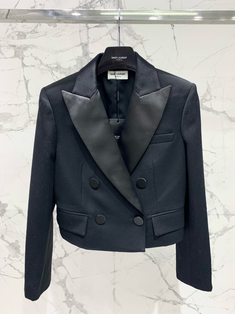 Saint Laurent YSL Wool Smoking Jacket - Fall/Winter 2023 Collection