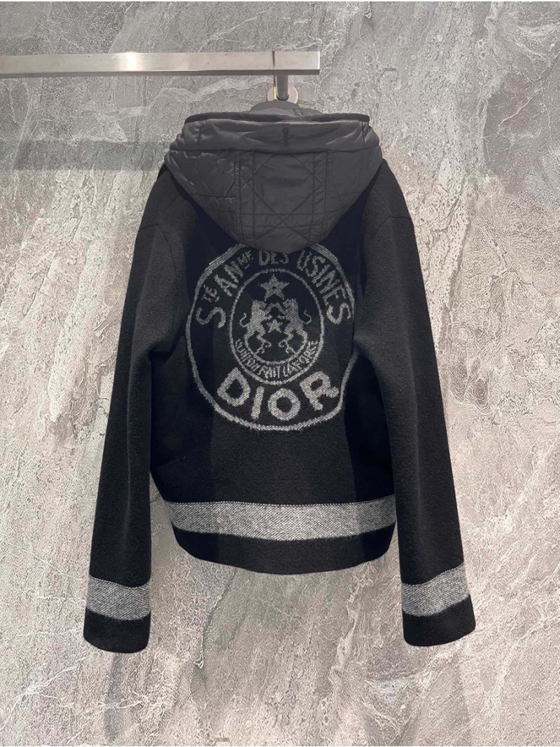 Dior Wool Coat Set with Removable Cotton Vest - AW23 Essential