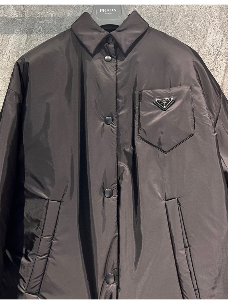 Prada Classic Black Cotton Jacket
