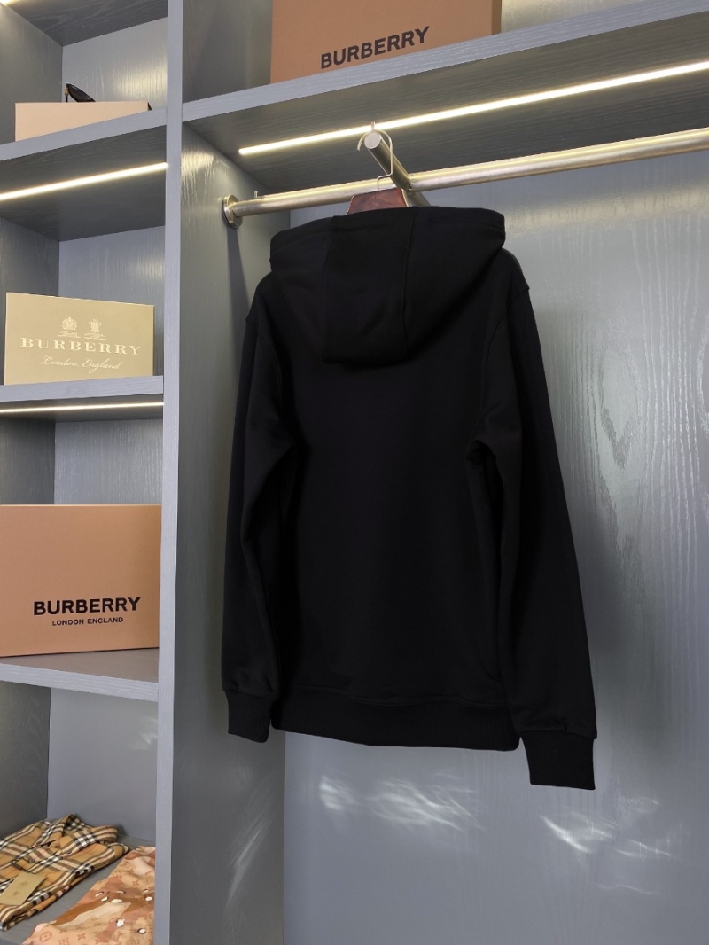 Burberry Equestrian Knight Logo Fleece Cotton Hoodie