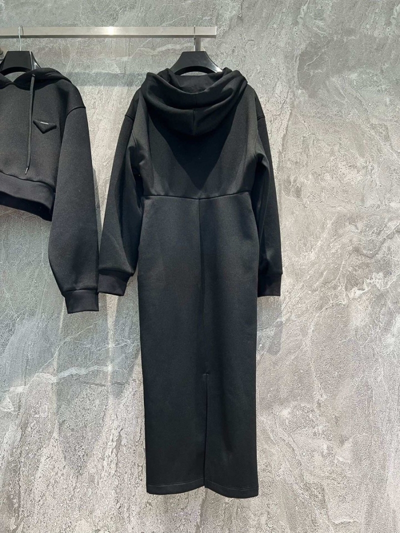 Prada Hoodie-Style Dress – The Effortless Sweater Dress