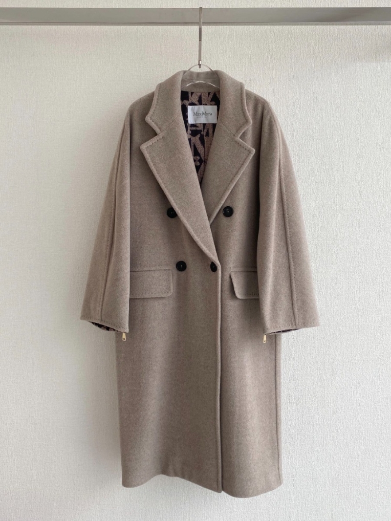 Max Mara Alpaca and Cashmere Blend Coat