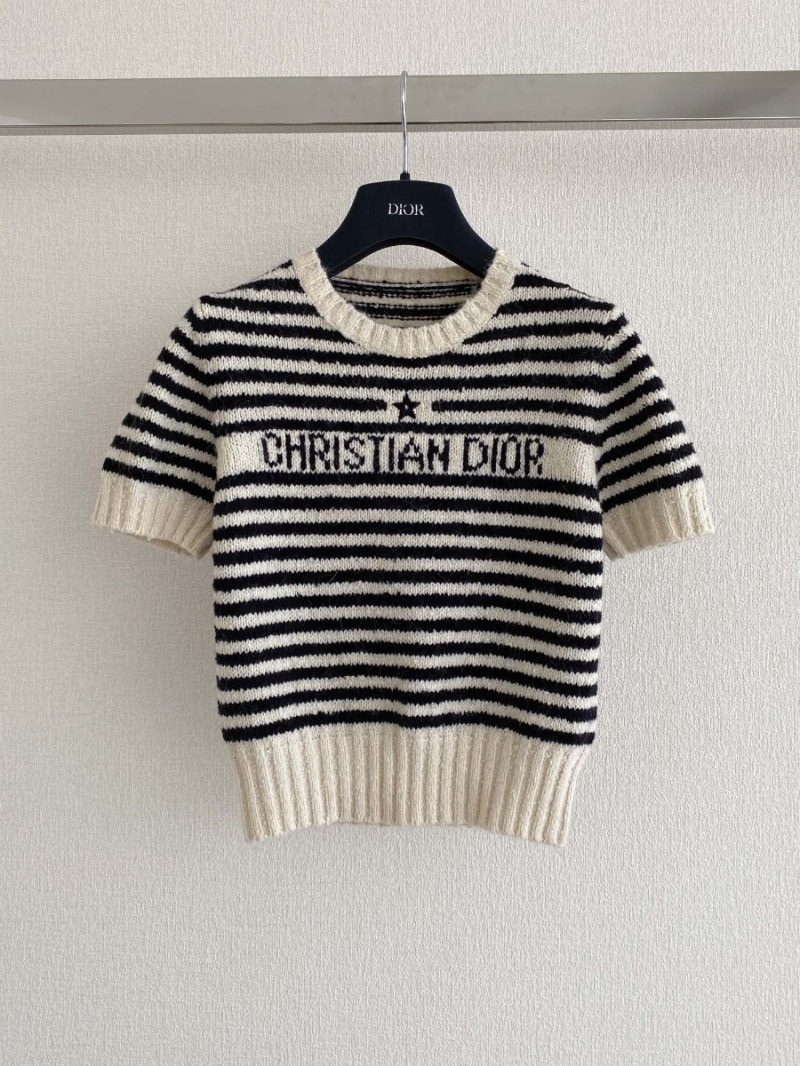 DIOR Early Autumn New Wool Knit Short Sleeve - Your Perfect Transition Piece