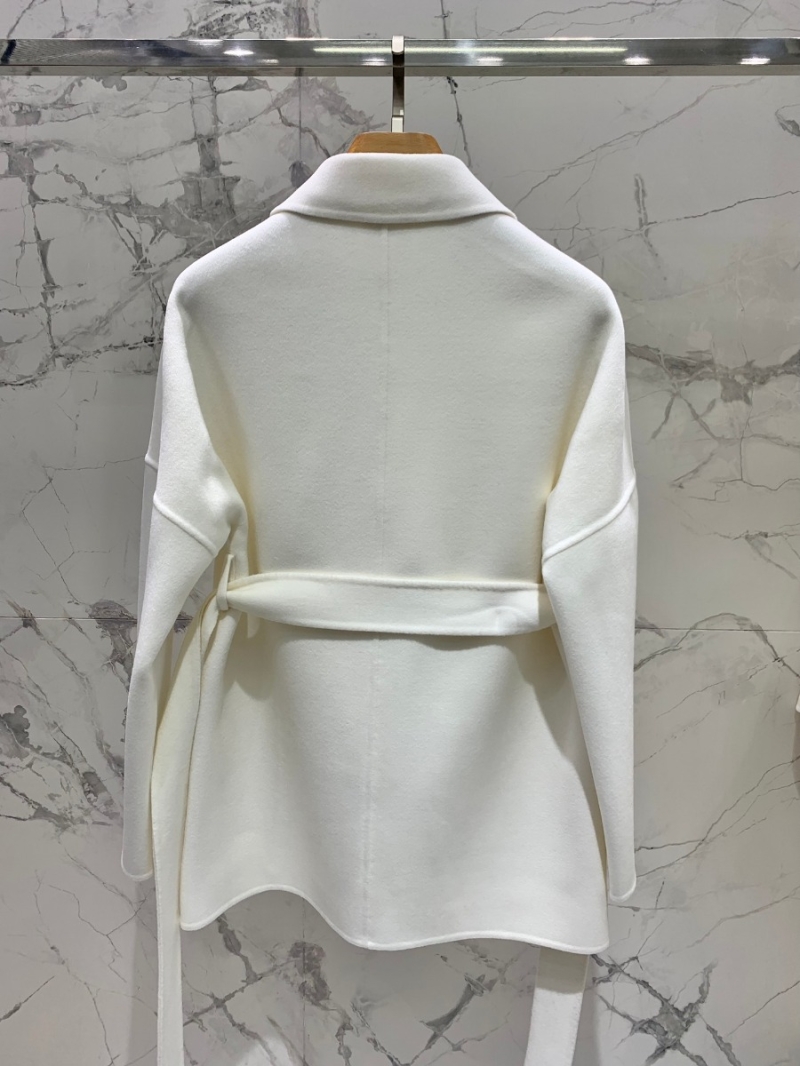 HERMÈS 2023 Short Belted Cashmere Coat - Unisex