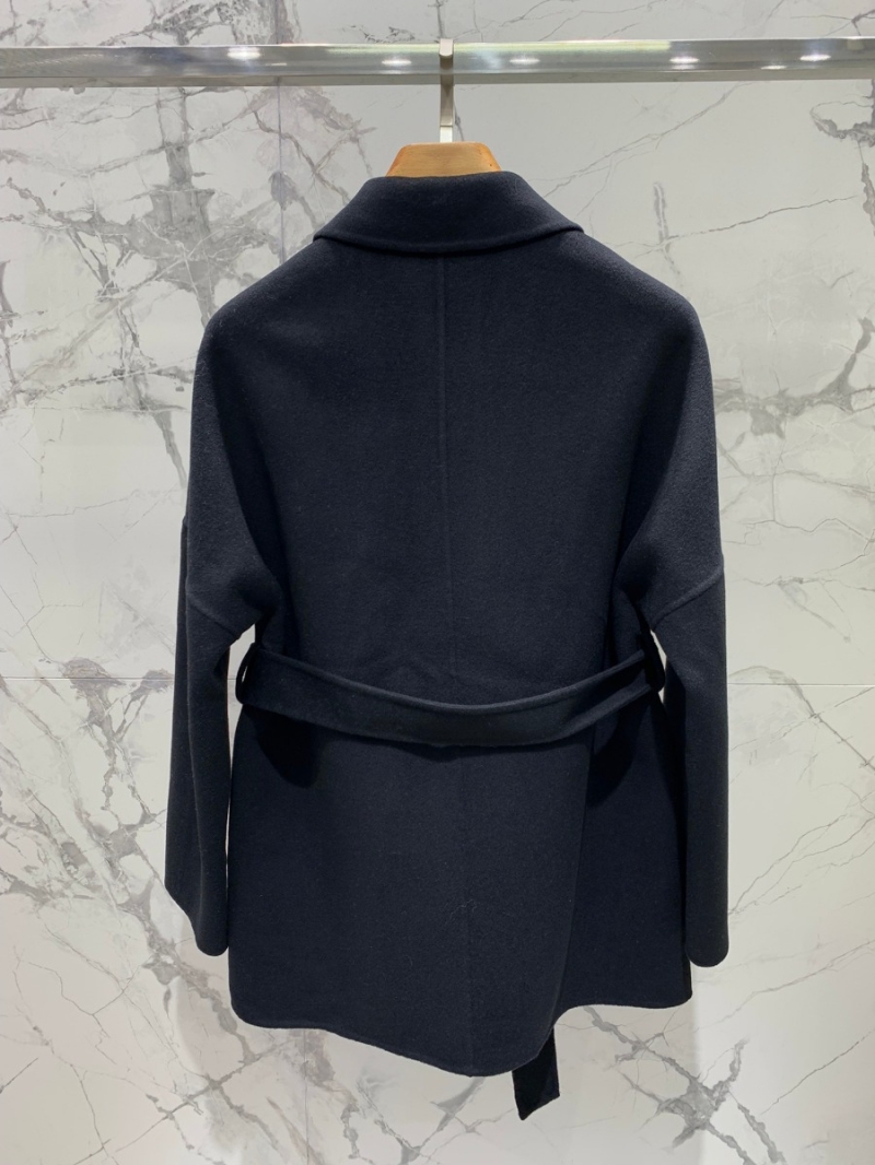 HERMÈS 2023 Unisex Short Belted Cashmere Coat