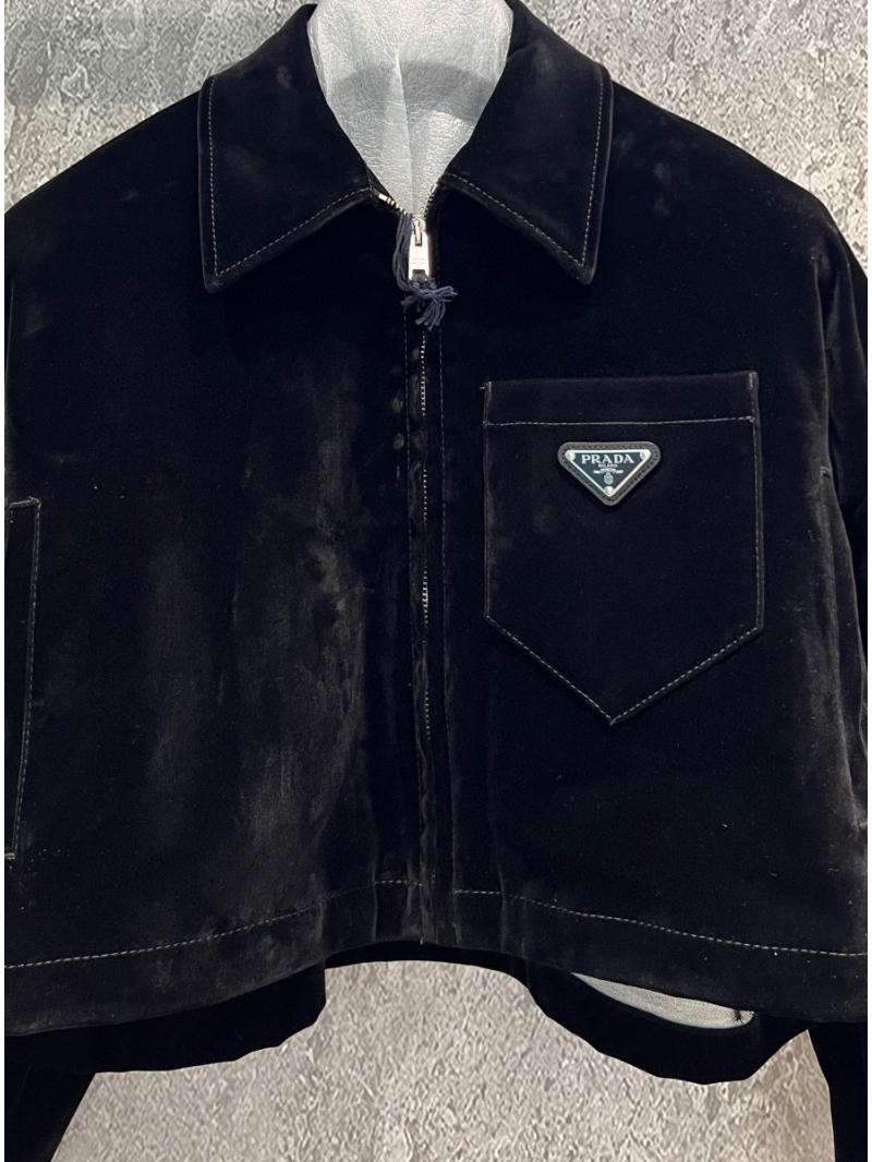 Prada Velvet Short Jacket