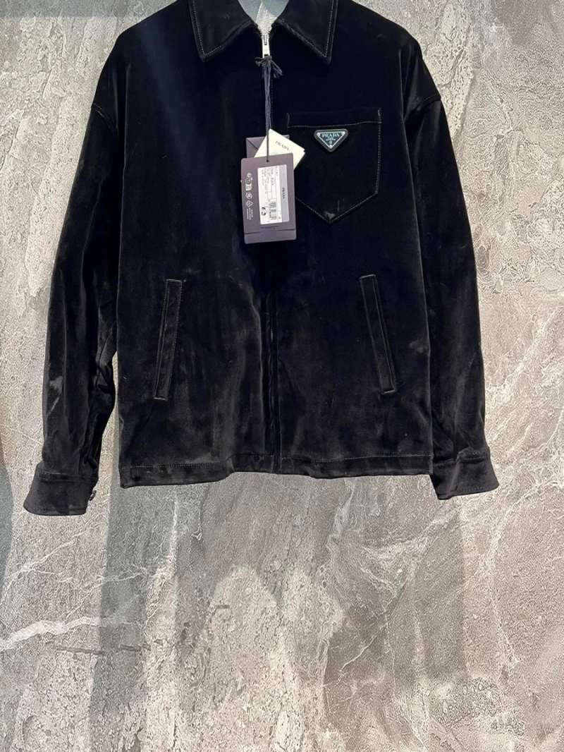 Prada Velvet Long Coat