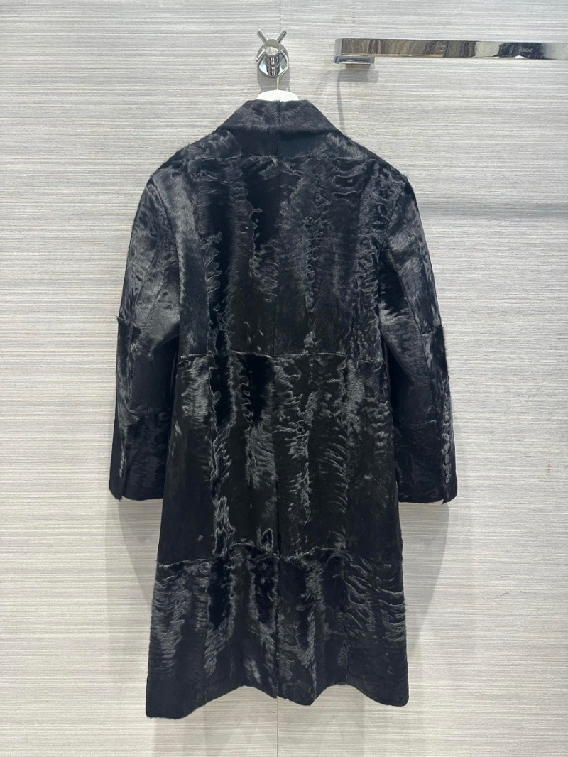 PRADA Autumn/Winter '23 Montone Limited Edition Handmade Karakul Sheepskin Coat