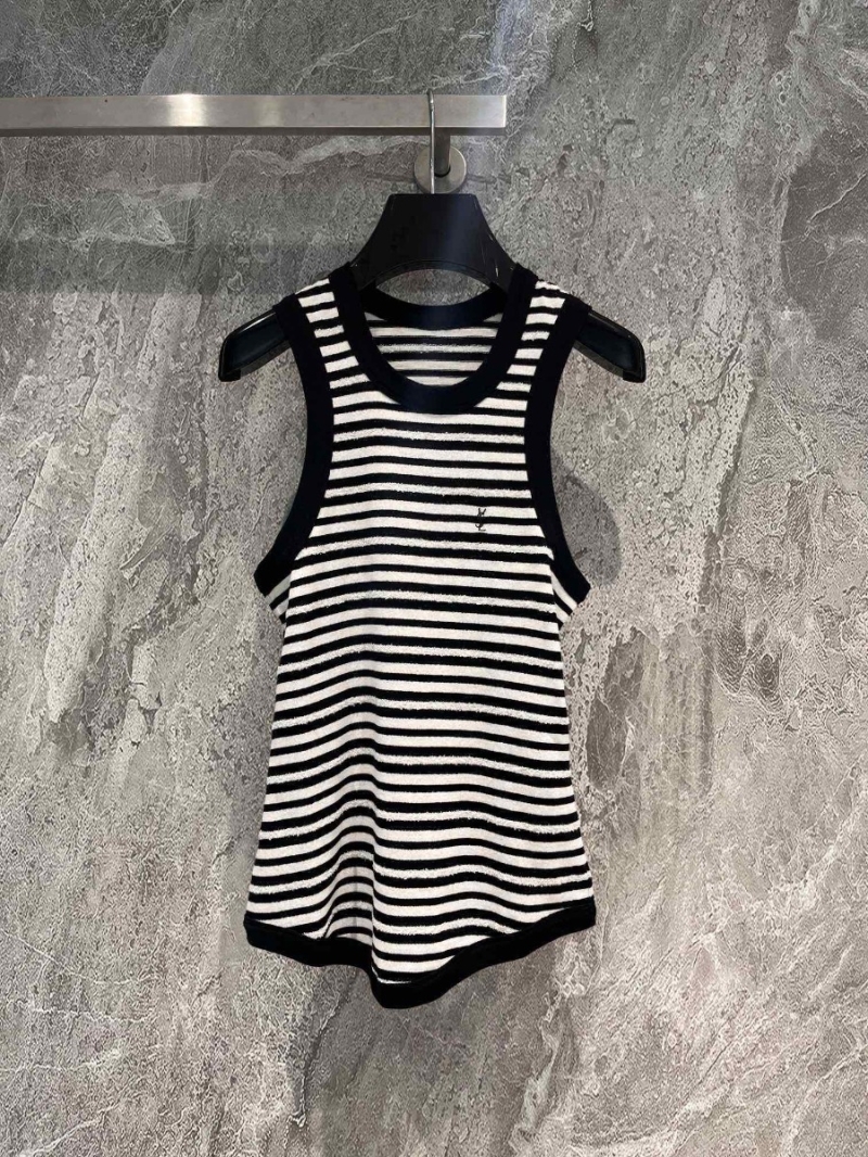 Timeless Striped Vest by Saint Laurent