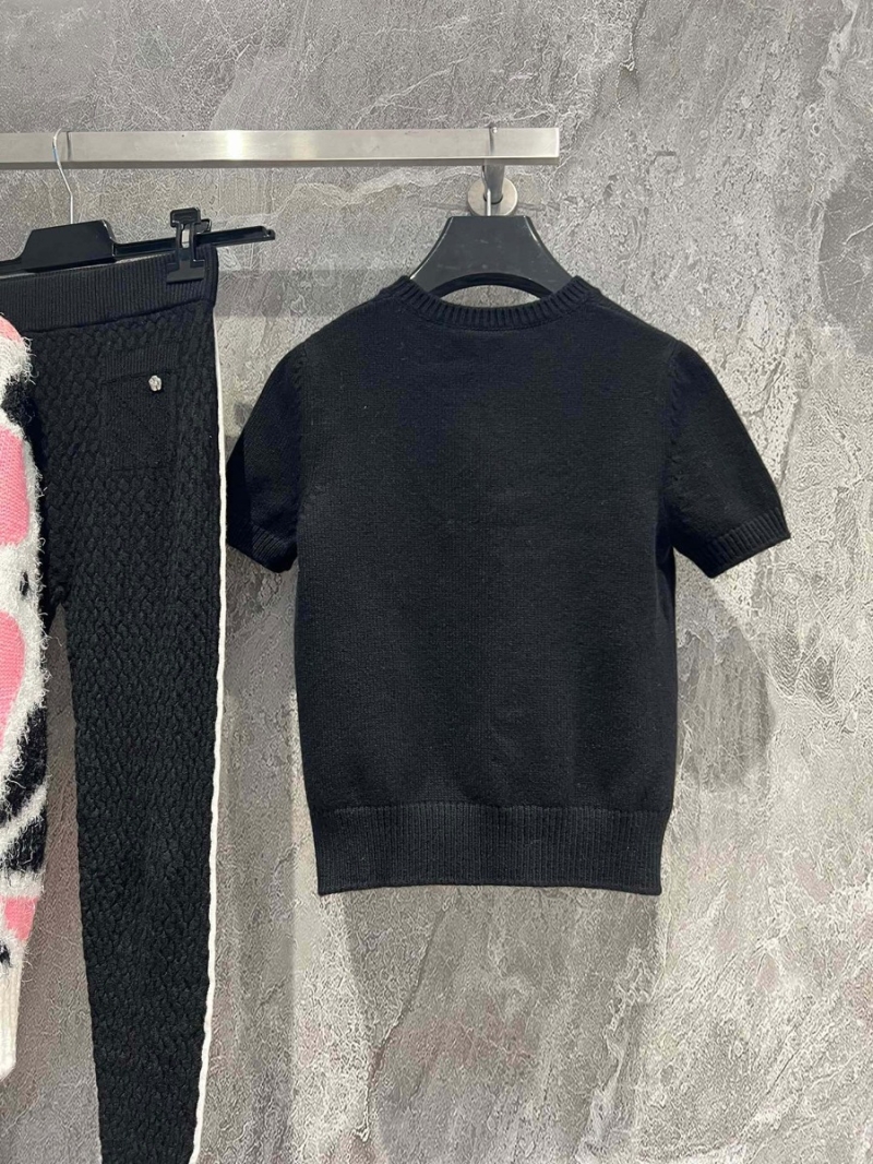 Chanel Double C Wool-Knit Sweater