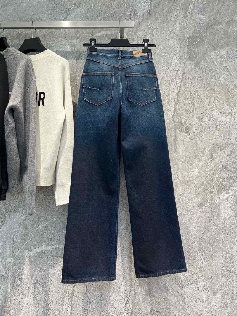 Dior Misty Blue Gradient Denim Jeans