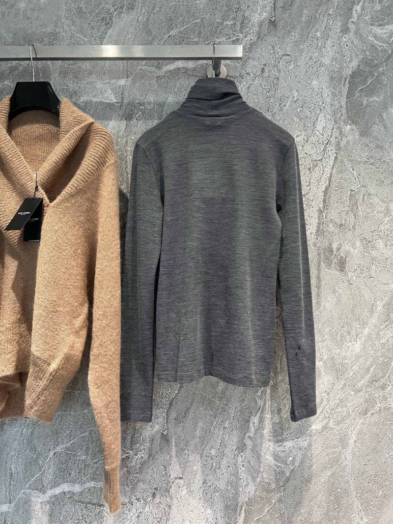 Saint Laurent YSL Luxurious Wool High Neck Sweater