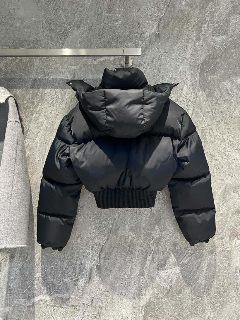 Miu Miu High-Waisted Cropped Down Jacket