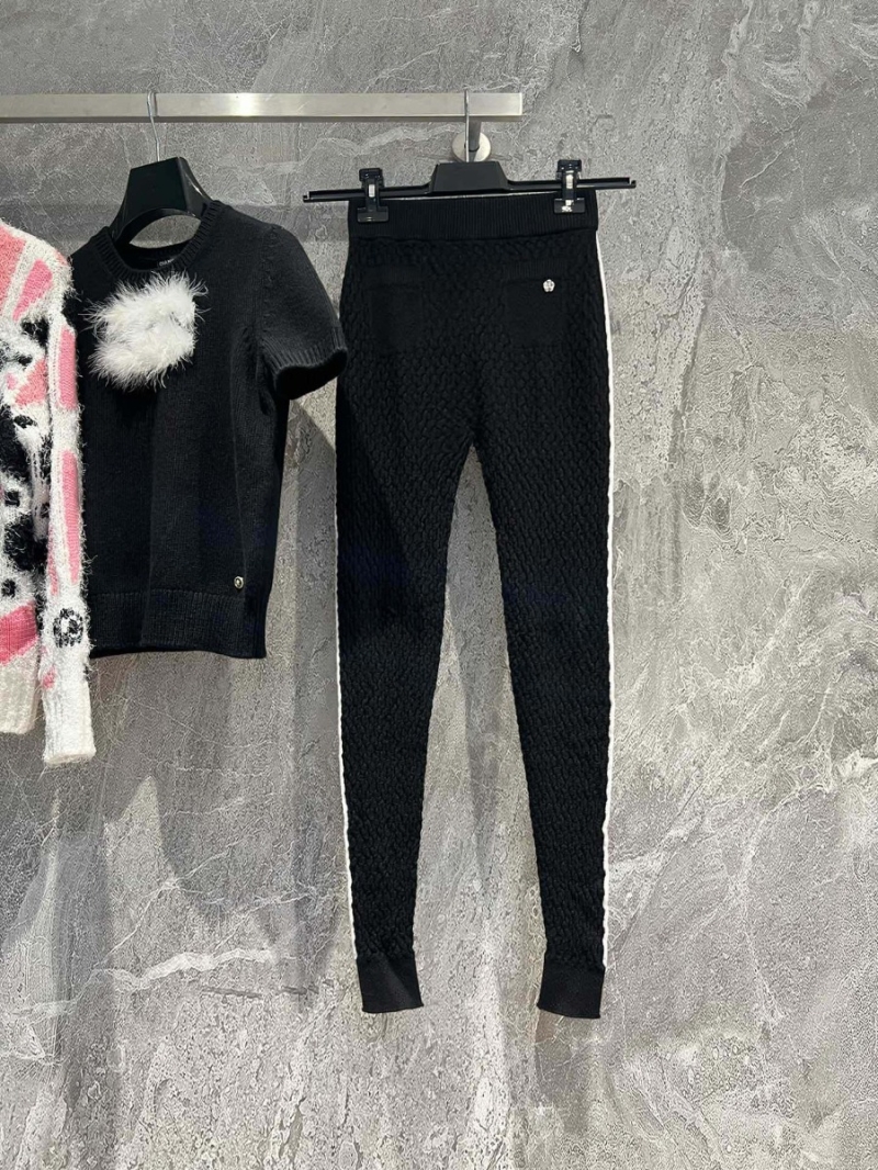 Chanel Ballet Cashmere Knit Pants