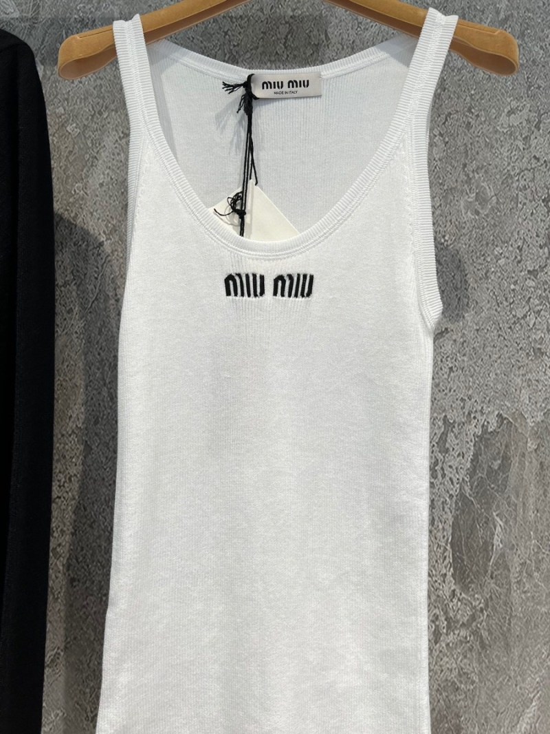 Miu Miu White Knit Vest