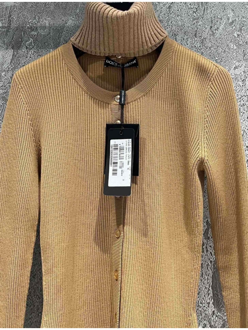 Dolce & Gabbana DG Turtleneck Wool & Cashmere Sweater