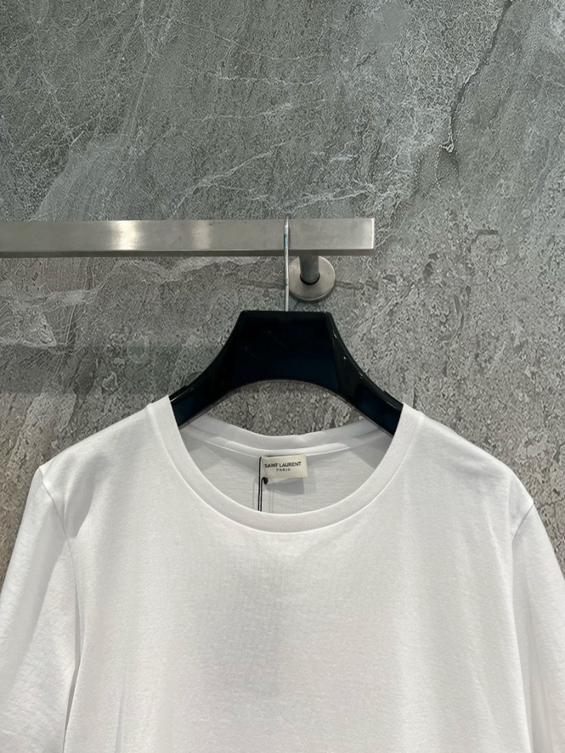 Saint Laurent Minimal Logo Tee Early Spring 2024 Collection