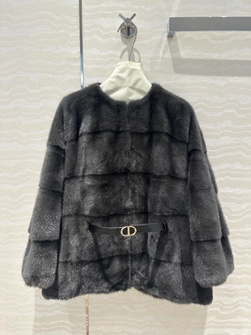 Dior 24 Limited Edition Winter Exclusive Natural Mink Fur Coat