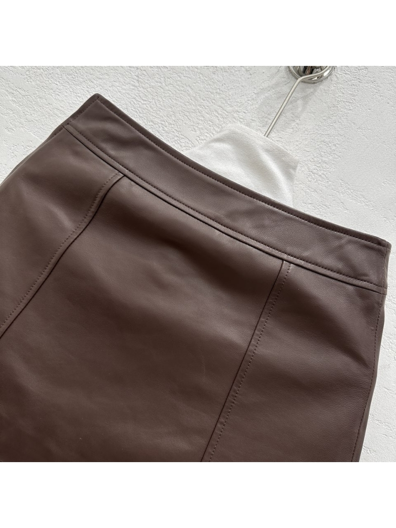 Celine Limited Edition Luxurious Lambskin Skirt