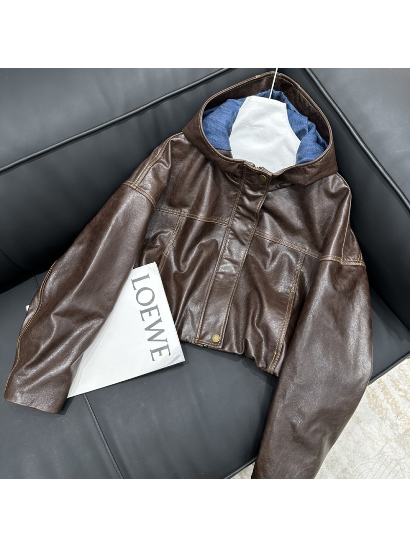Prada Fall/Winter Limited Edition Two-Tone Waxed Lambskin Jacket