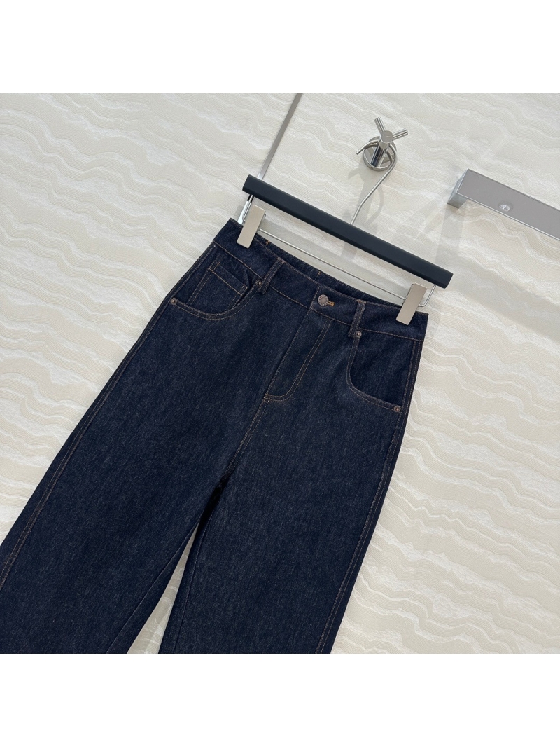 Prada High-Density Cotton Twill Jeans - Raw Denim