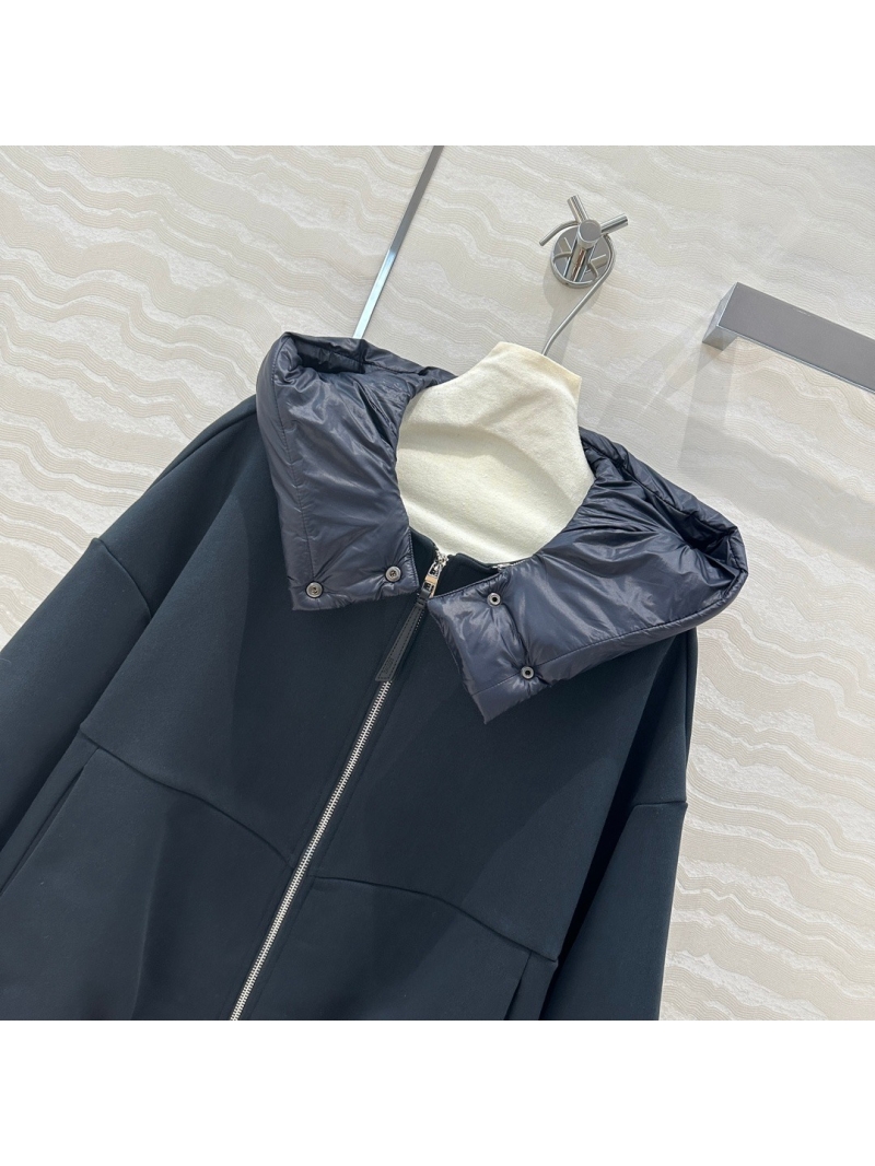 Loewe Adjustable Hooded Sweatshirt Jacket - Black