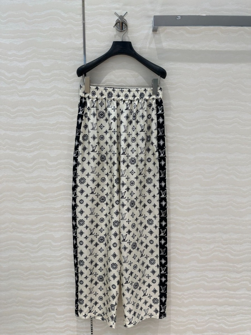 Louis Vuitton LV New Colorway Classic Monogram Print Silk Pants