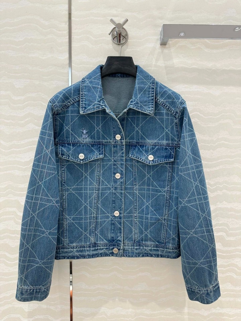 Dior Miss Dior Collection Vintage-Inspired Denim Jacket Blue