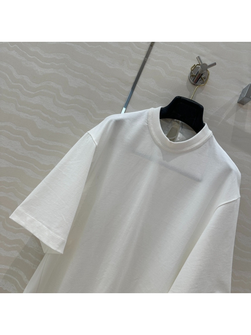 Givenchy Long-Term Minimalist Chic Cotton T-Shirt in White