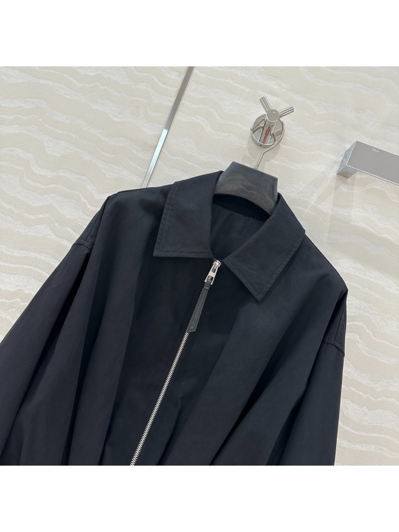 Loewe Modern Pleat Structured Jacket Black