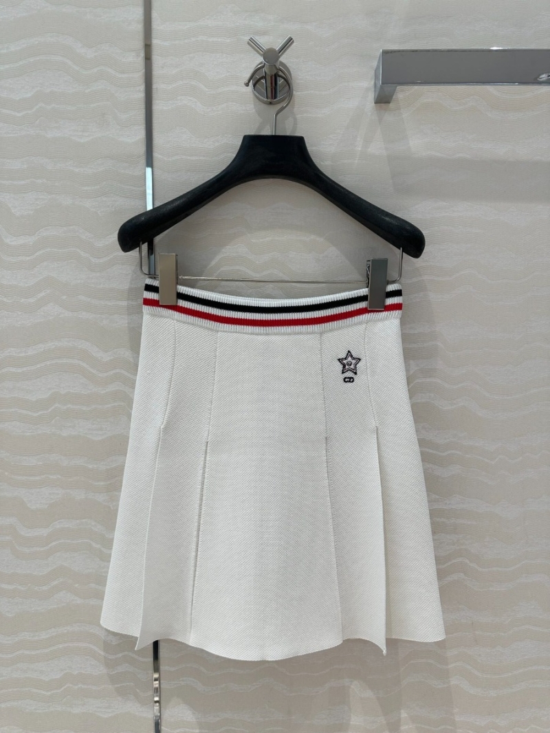 Dior MissDior Sporty Pleated Skirt White